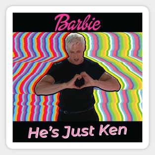 Barbie, Ken Love Sign Sticker